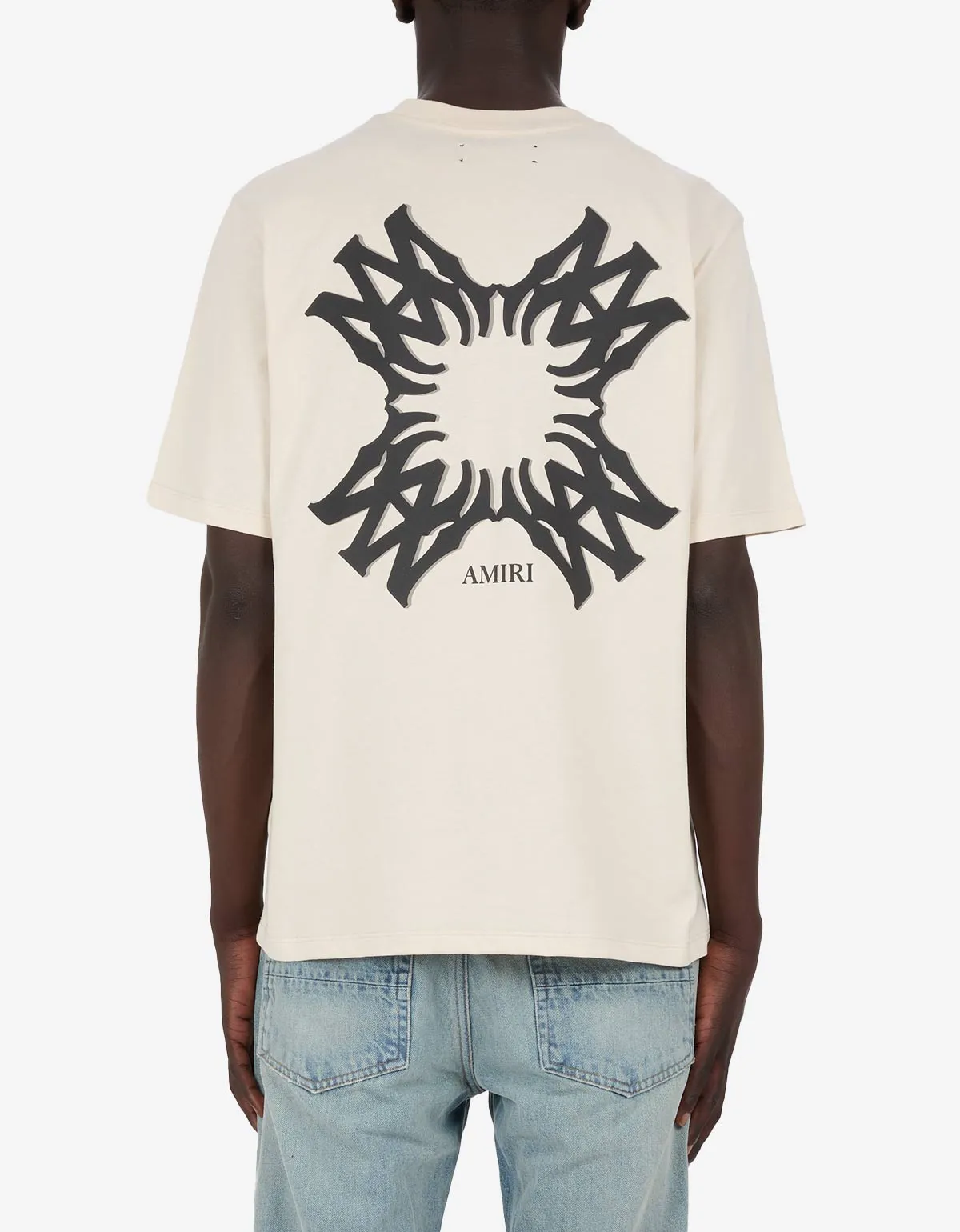 Amiri Alabaster White MA Quad Print T-Shirt