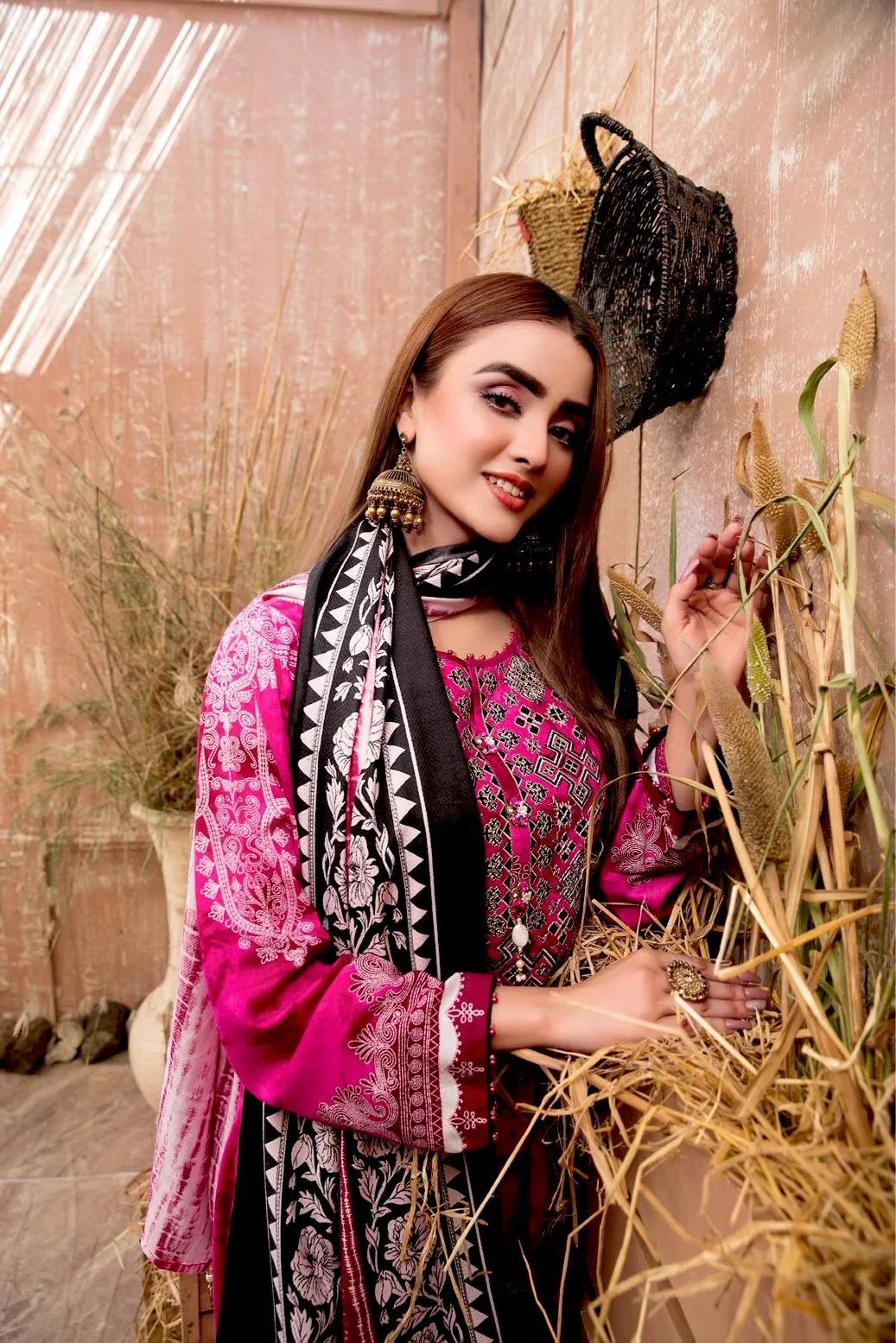 Amna Sohail Aashnaa Tie & Die Collection by Tawakkal – D-6059