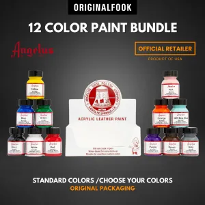 Angelus 12 Color Paint Bundle