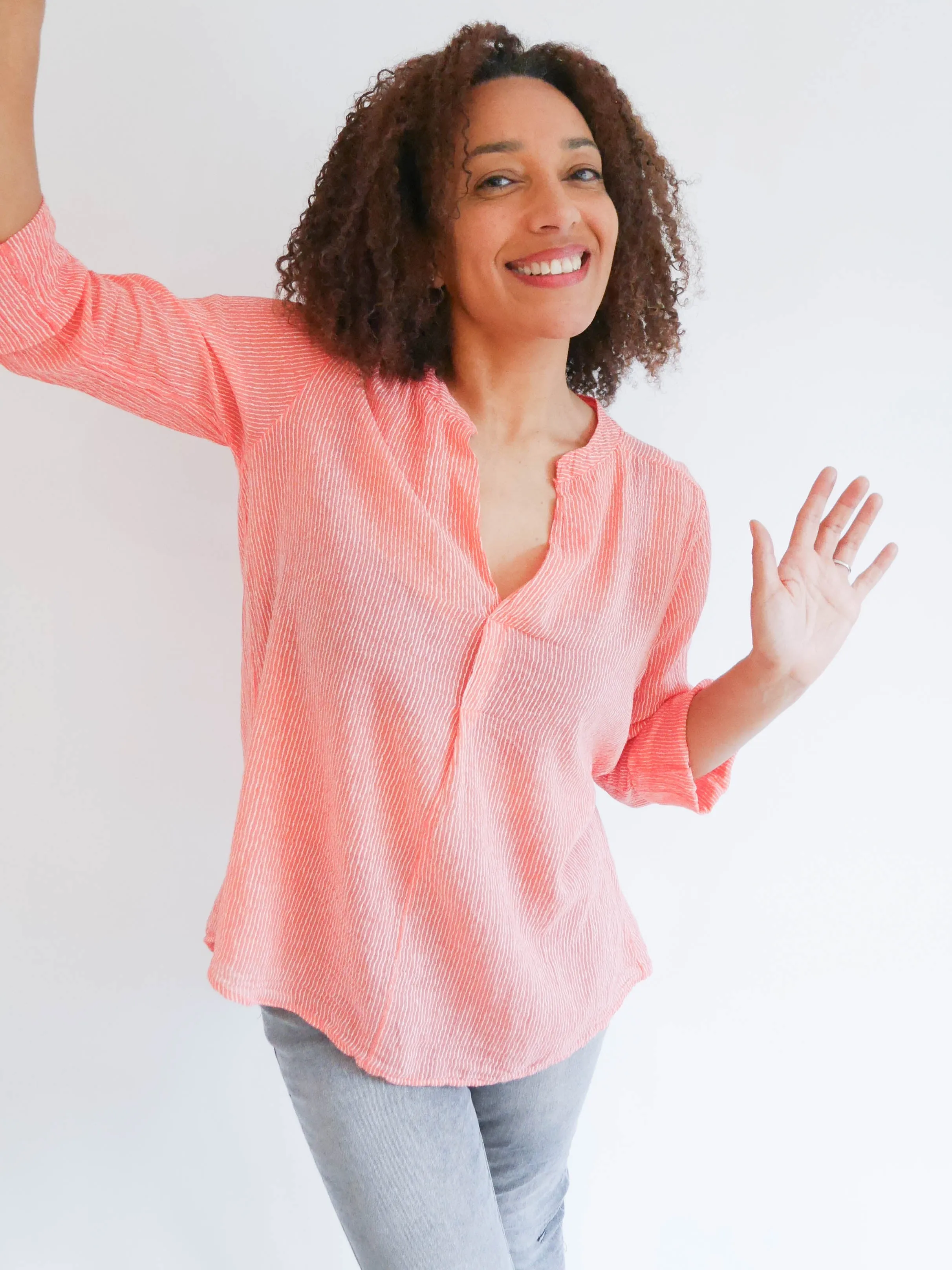 Annabel Blouse Coral