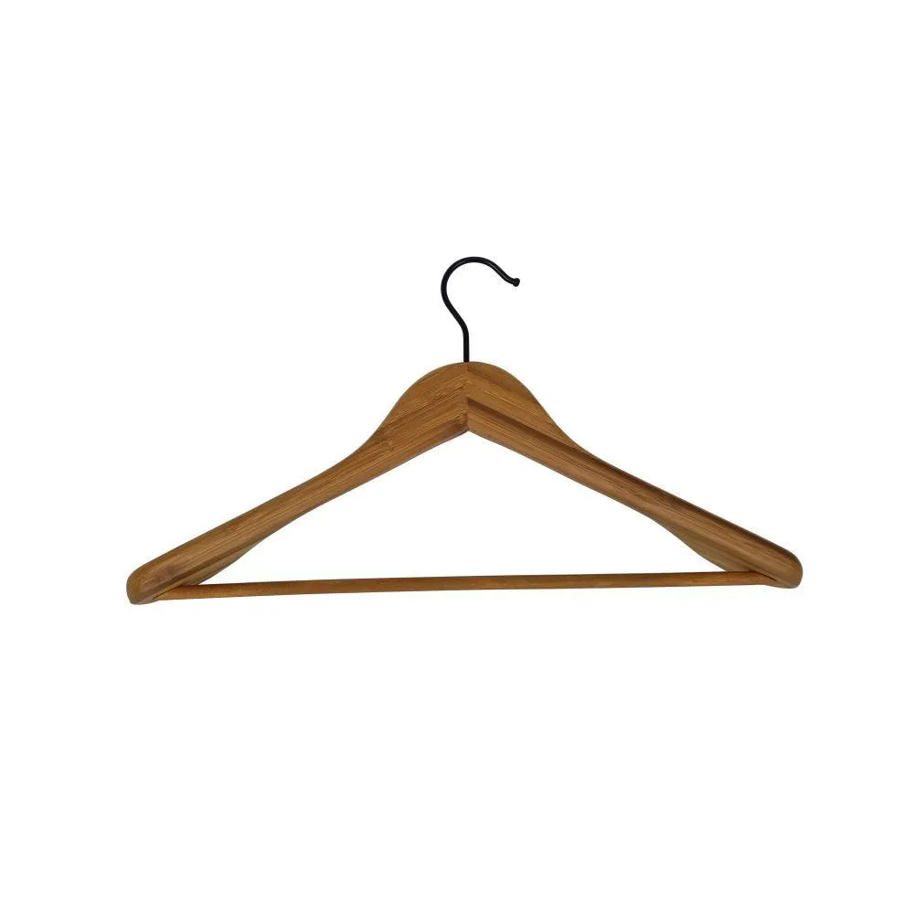 Bamboo Jacket & Coat Hanger Black