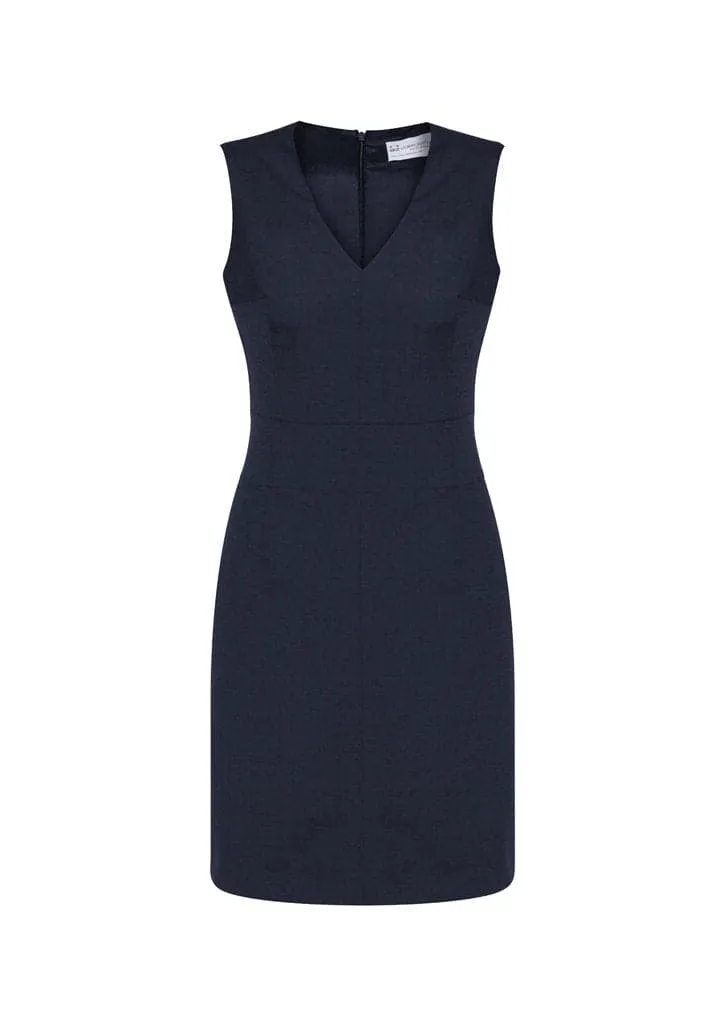 Biz Corporates Womens Sleeveless V Neck Dress 30121