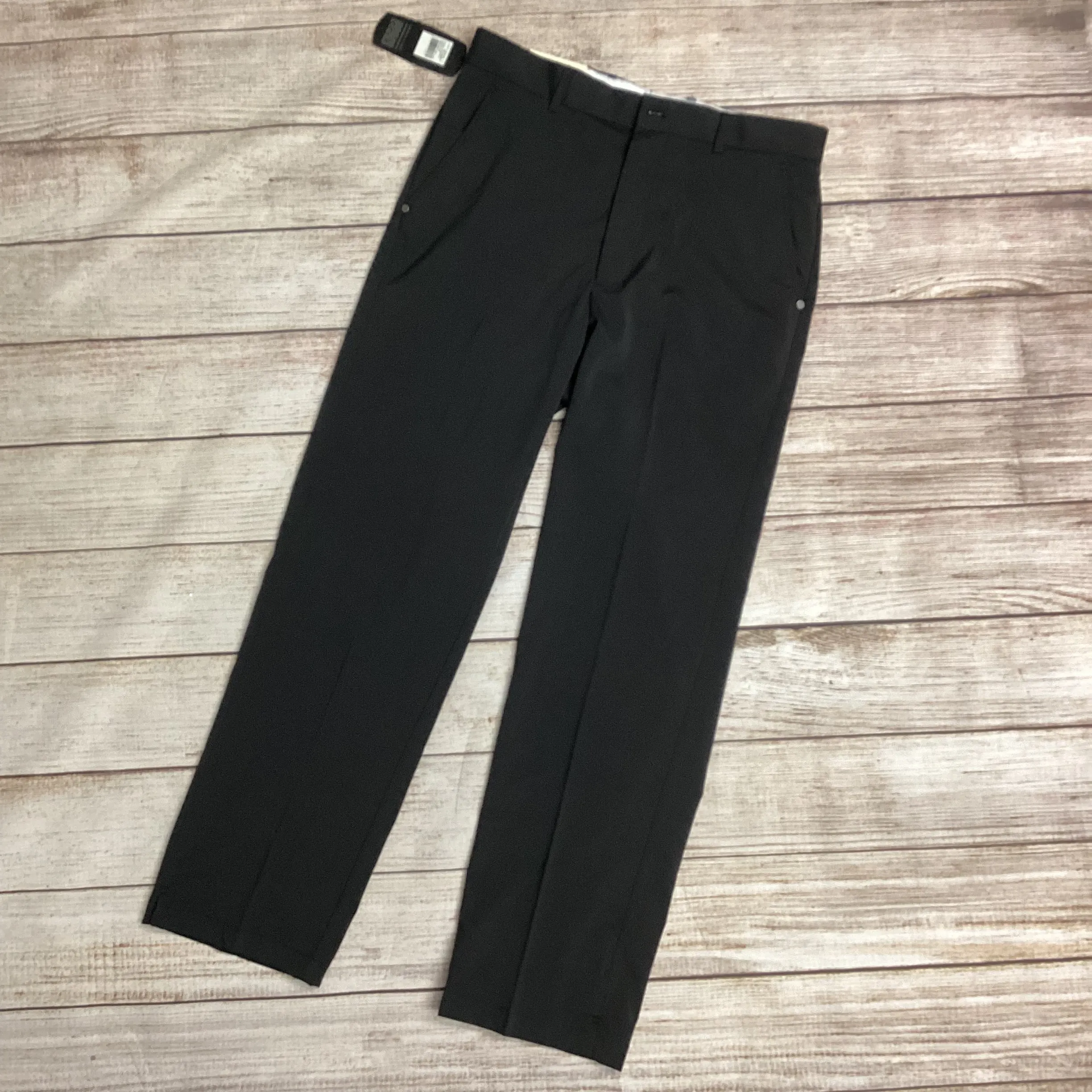 BNWT Greg Norman Black Tech Pant Trousers Size W30 L30