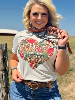 Callie Ann Stelter Simple Blessings Tee by Texas True Threads