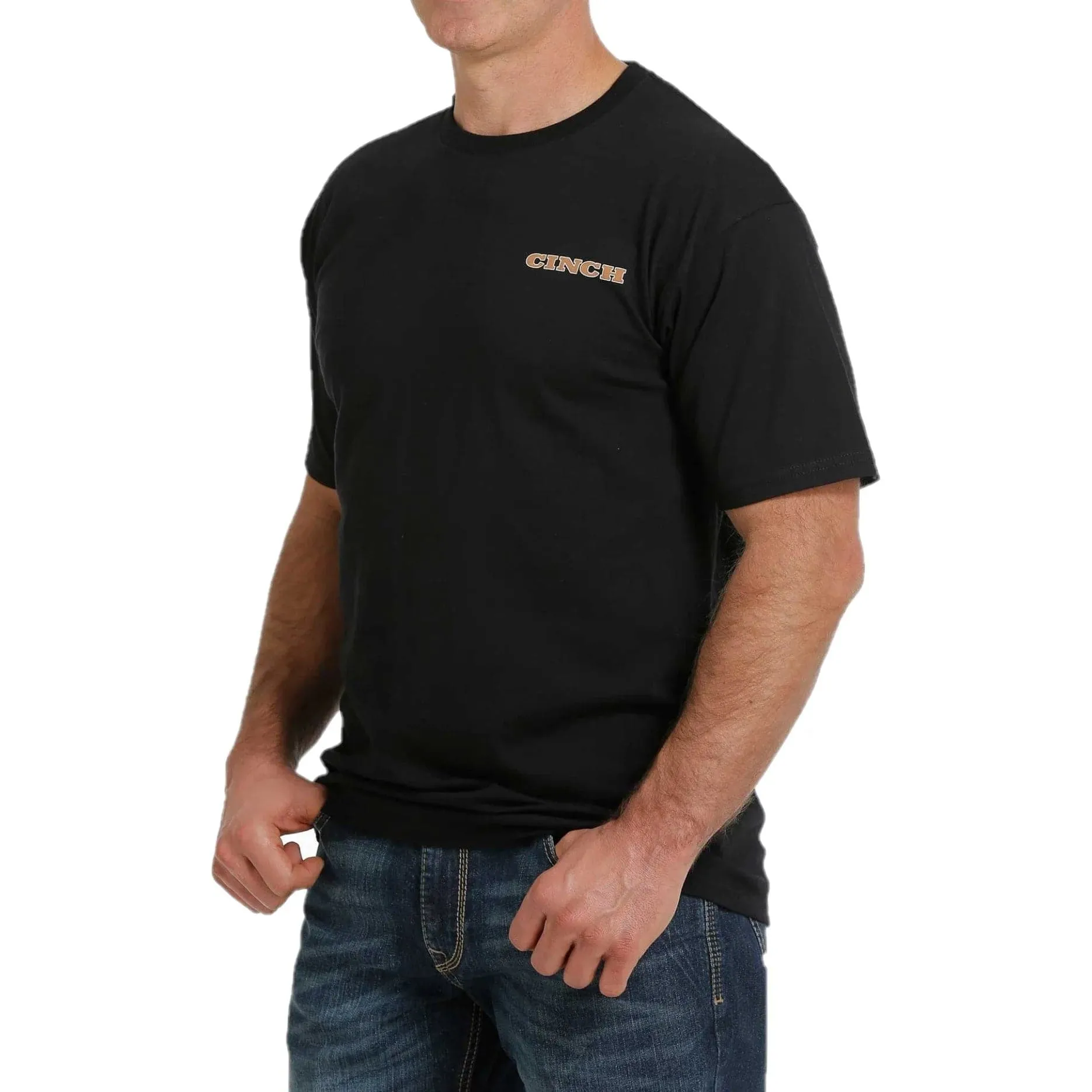 Cinch Men's Blak Classic Cowboy Ride T-Shirt