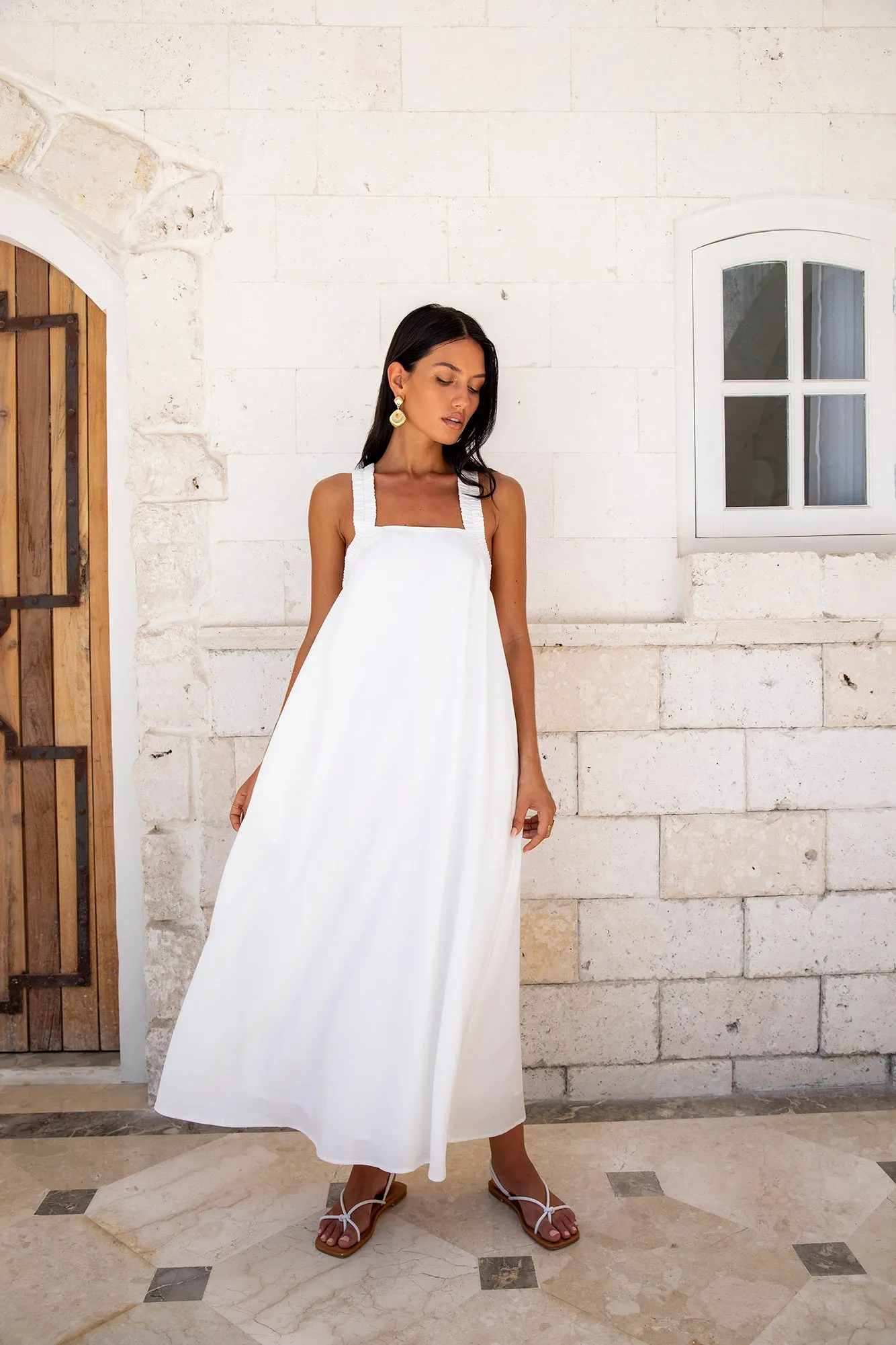 Dear Eclipse Maxi Dress White