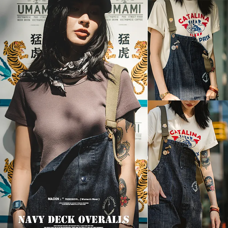 Denim Overalls Canvas Naval Dungaree In Blue