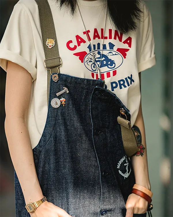 Denim Overalls Canvas Naval Dungaree In Blue