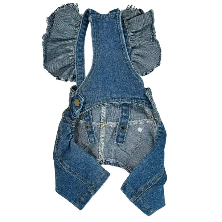 Denim Rose Overalls