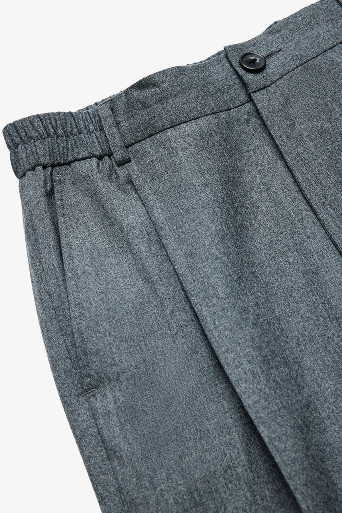 Draw - Mid Grey micro flannel