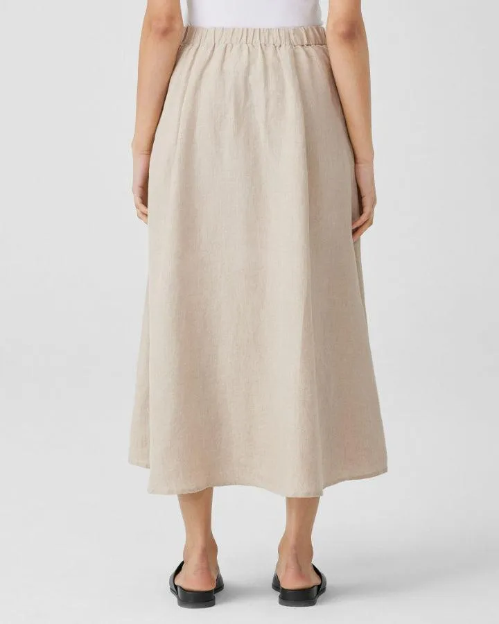 Eileen Fisher Organic Linen Pocket Skirt