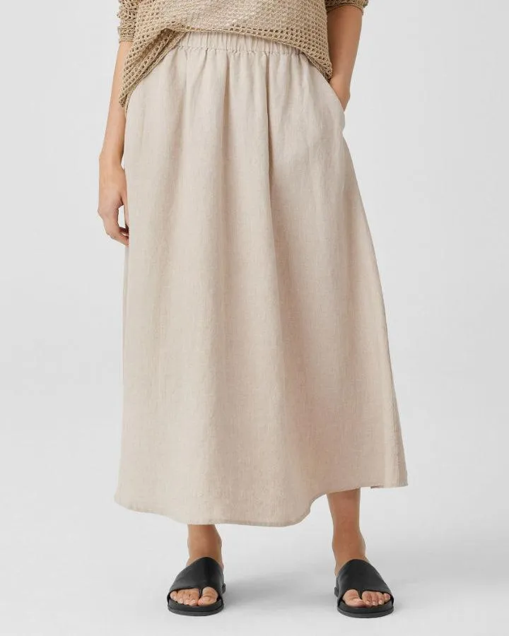 Eileen Fisher Organic Linen Pocket Skirt