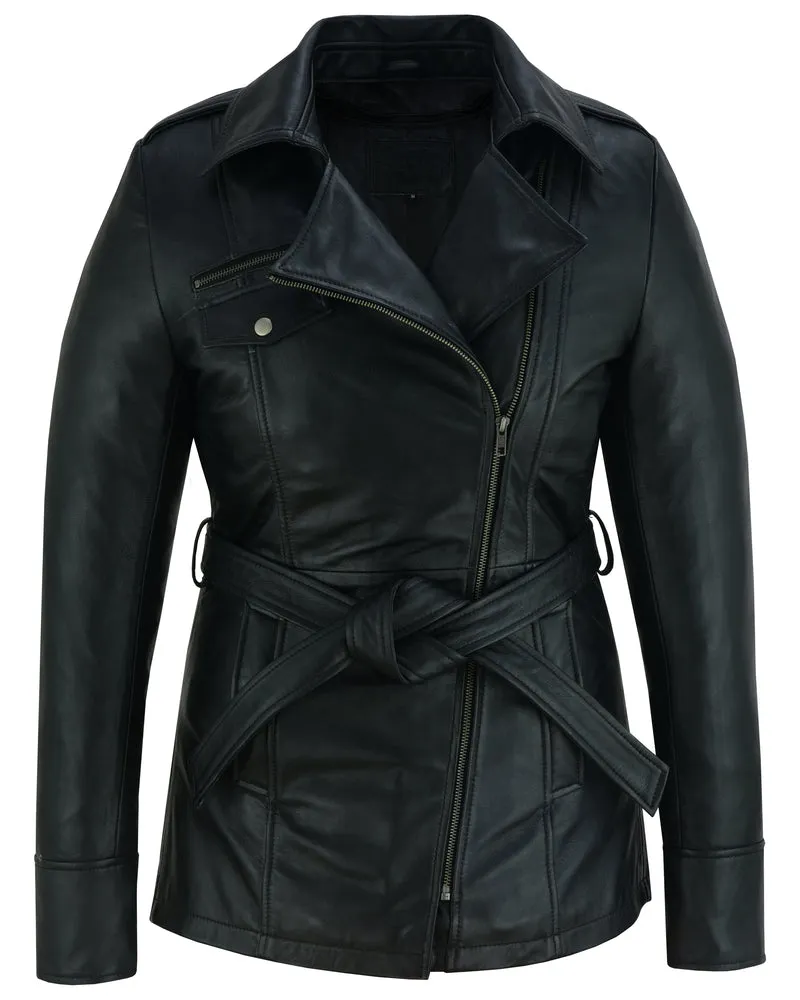 Elan Women's Leather Jacket Black