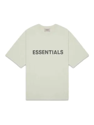 Fear Of God Essentials 3D Silicon Applique Boxy T-Shirt Sage