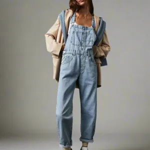 Free Stride Trendy Denim Overalls