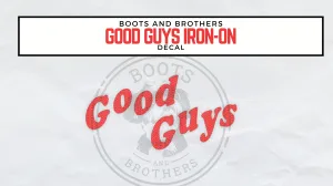 Good Guys Logo Vinyl Iron-On Decal