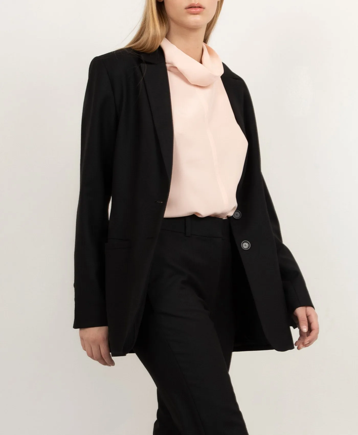 Grace Wool Blazer Black