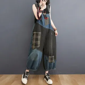 Graffiti Denim Overall