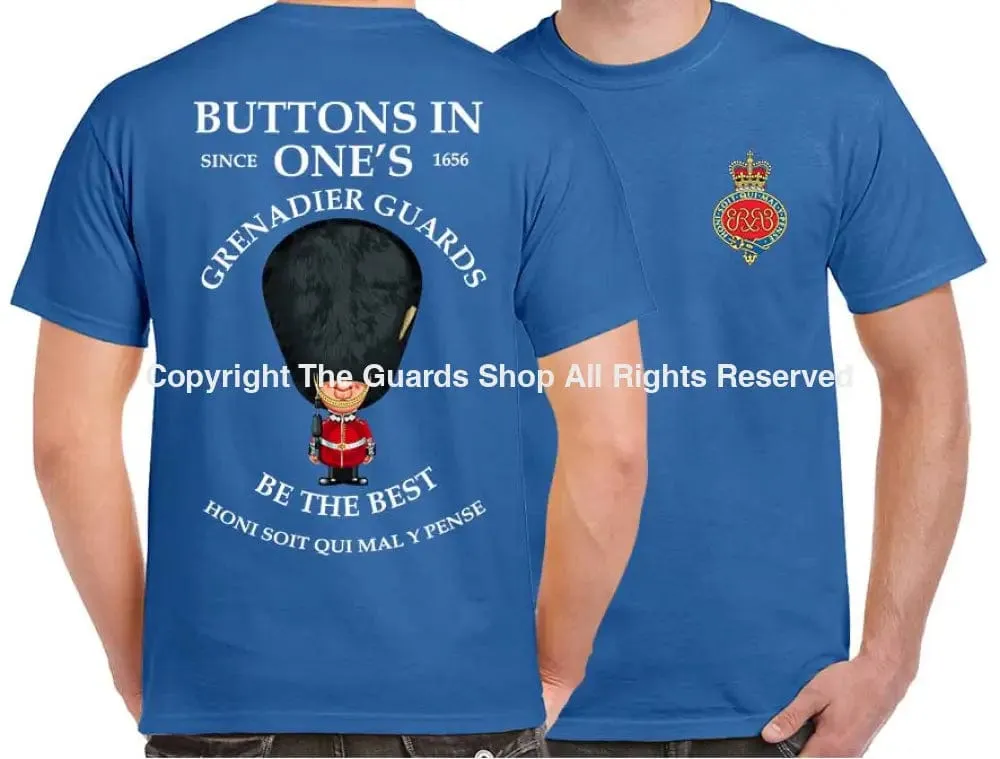 GRENADIER GUARDS BUTTONS IN ONE'S DOUBLE PRINT T-Shirt