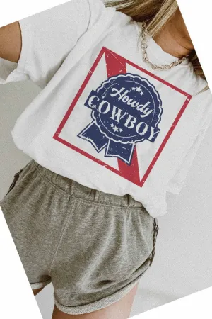 HOWDY COWBOY GRAPHIC TEE