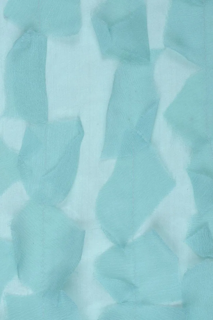 Ice Green Silk Chiffon Petal 600 Fabric