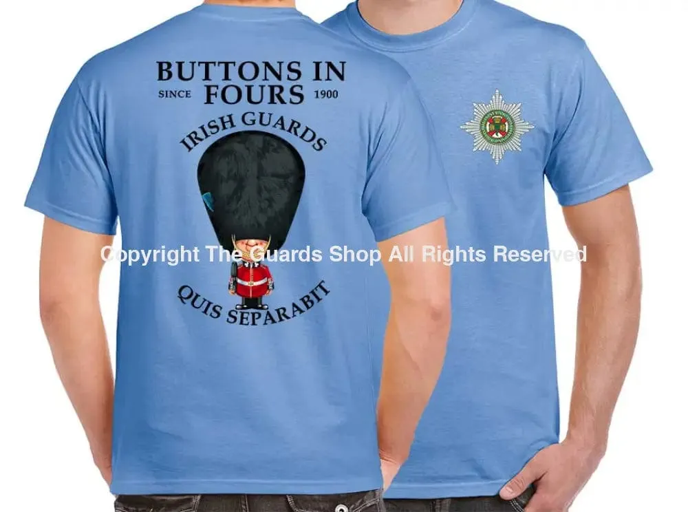 IRISH GUARDS BUTTONS IN FOURS DOUBLE PRINT T-Shirt