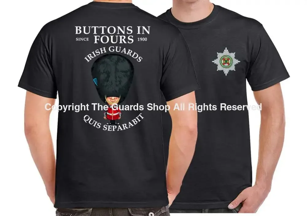 IRISH GUARDS BUTTONS IN FOURS DOUBLE PRINT T-Shirt