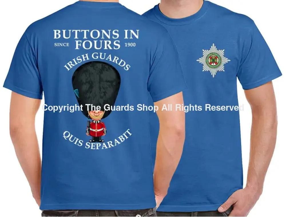 IRISH GUARDS BUTTONS IN FOURS DOUBLE PRINT T-Shirt