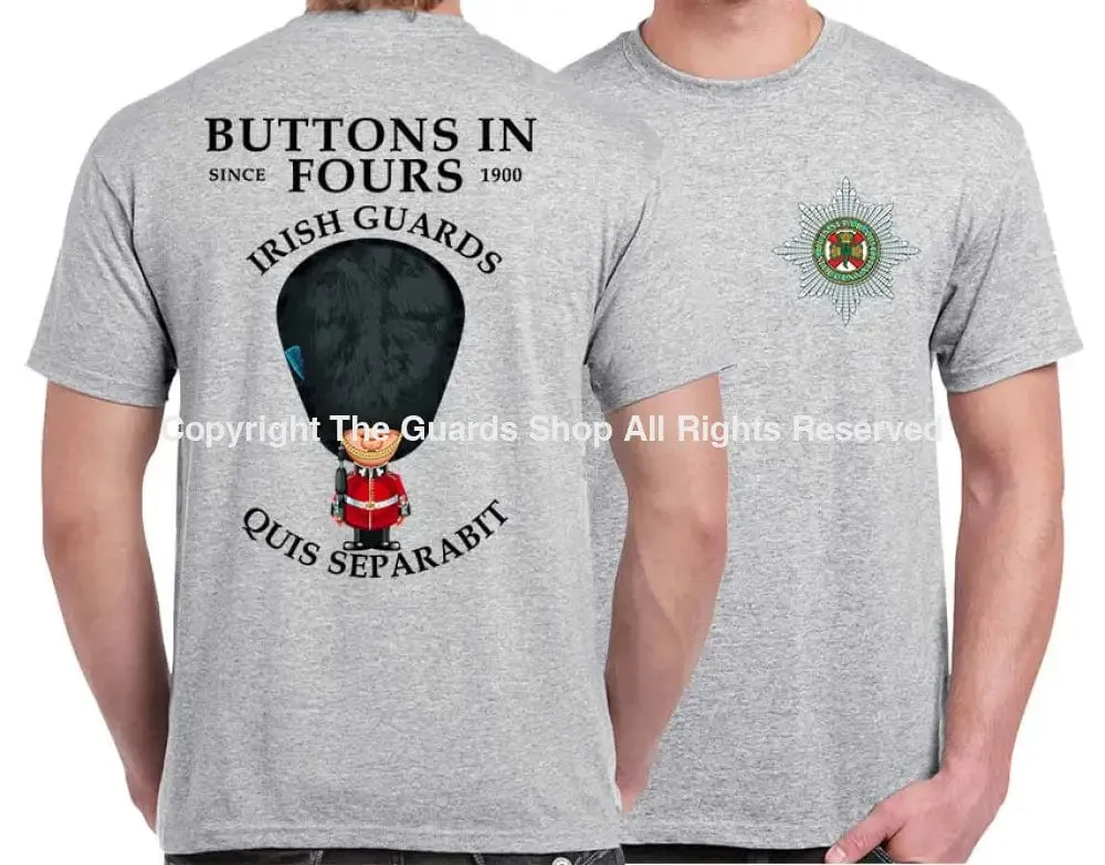 IRISH GUARDS BUTTONS IN FOURS DOUBLE PRINT T-Shirt