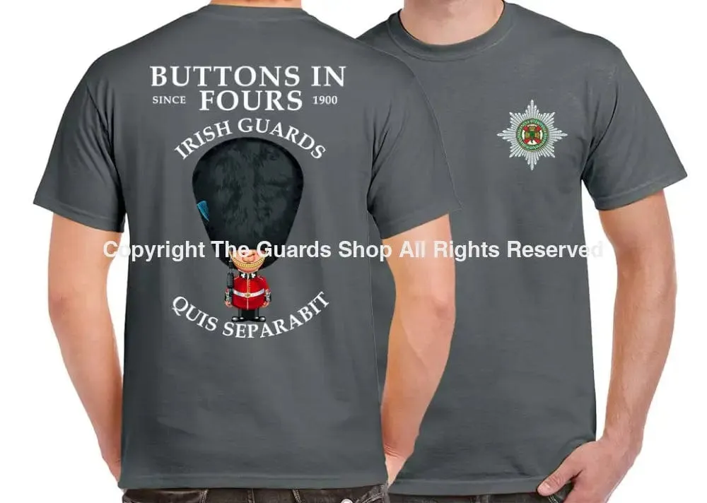 IRISH GUARDS BUTTONS IN FOURS DOUBLE PRINT T-Shirt