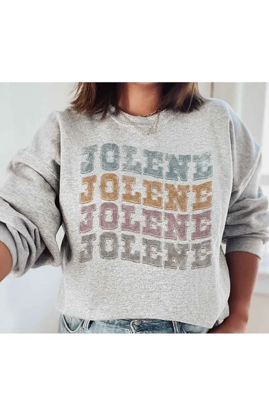 JOLENE WESTERN DOLLY GRAPHIC SWEATSHIRT