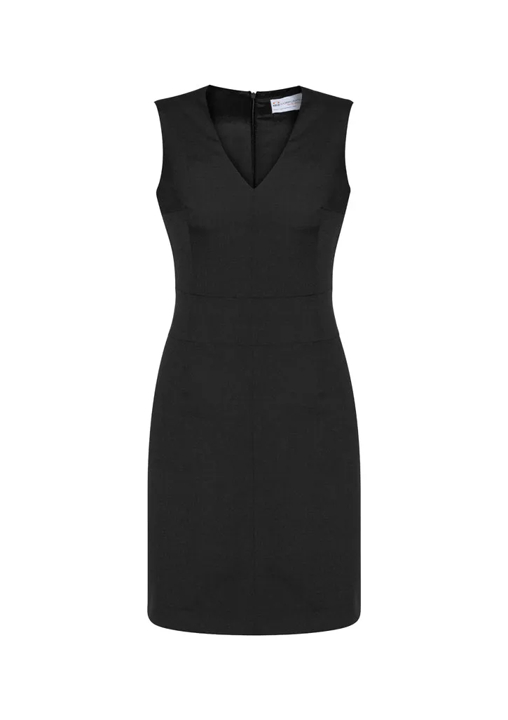 Ladies Sleeveless V-Neck Dress