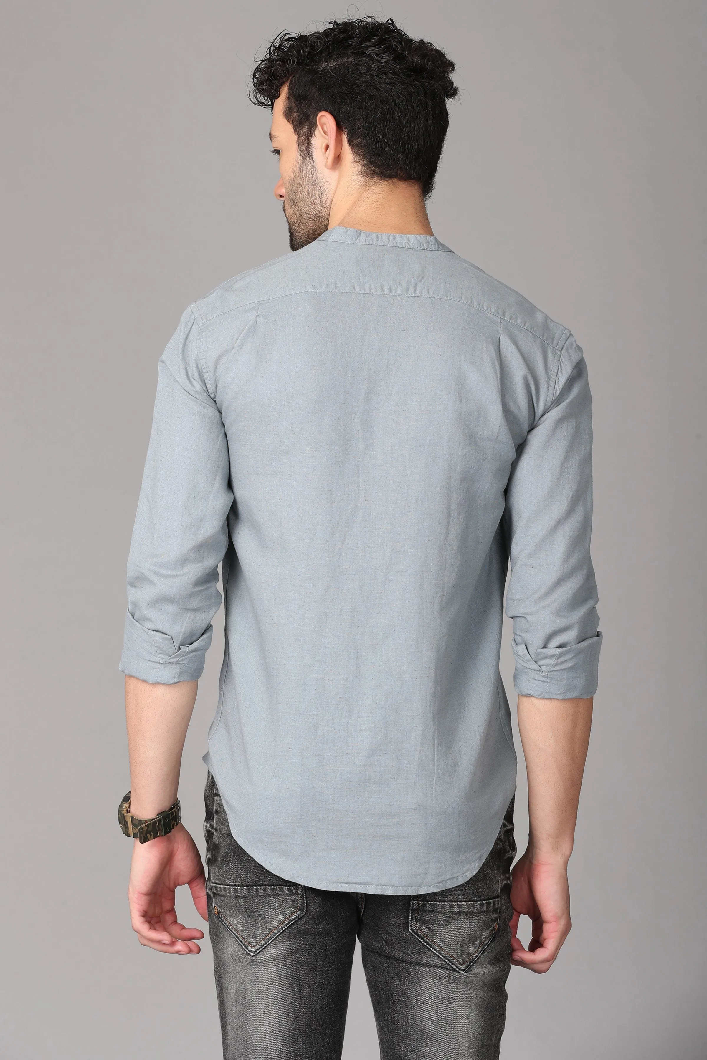 Light Grey Linen Shirt