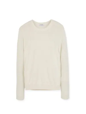 Lightweight Crew Neck_Parchment