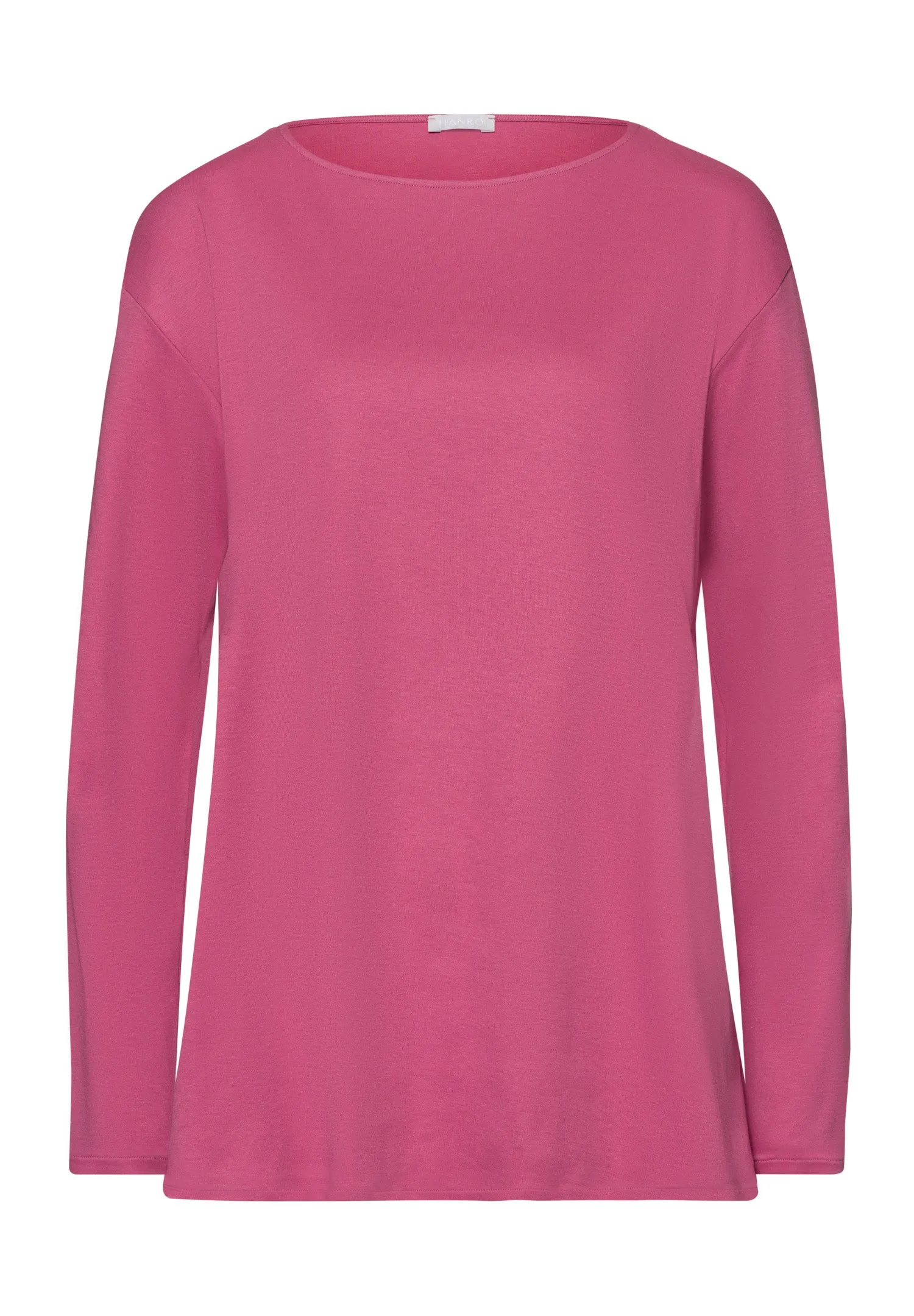 Loie Relaxed Round Neck Cotton Top | Rose Wine 74882-2414