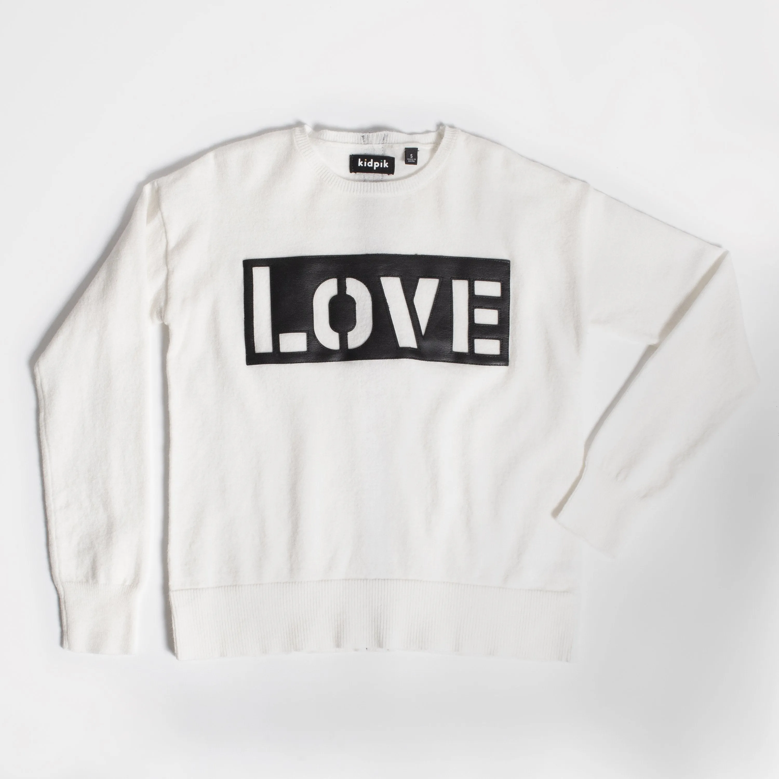 Love Zip Back Sweater