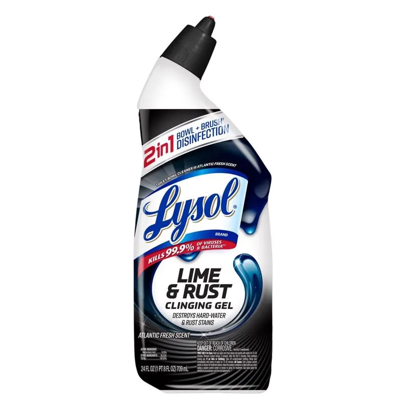 Lysol Fresh Scent Toilet Bowl Cleaner 24 oz Liquid