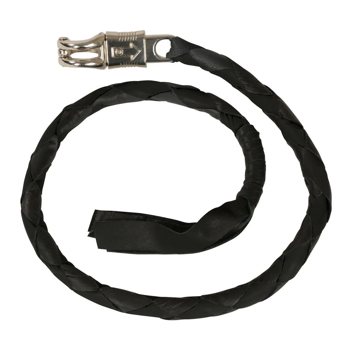 Milwaukee Leather 36'' Genuine Leather Whip - Black Get Back Whip for