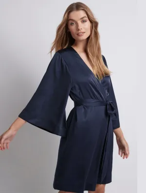 Navy Jasmine Robe