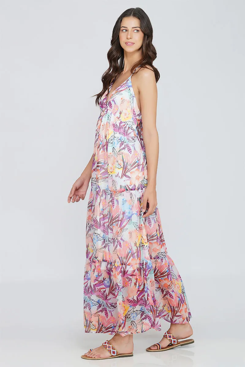 Passion Flower Maxi Dress