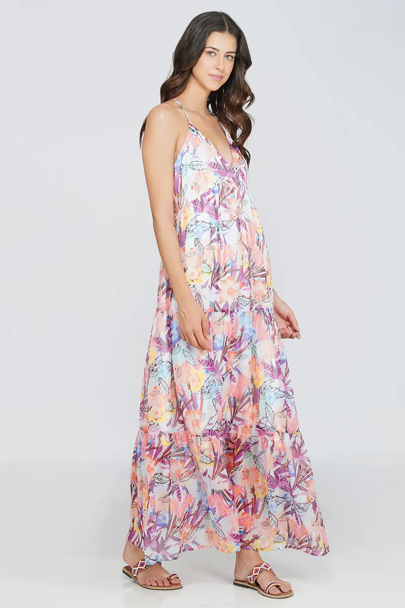 Passion Flower Maxi Dress