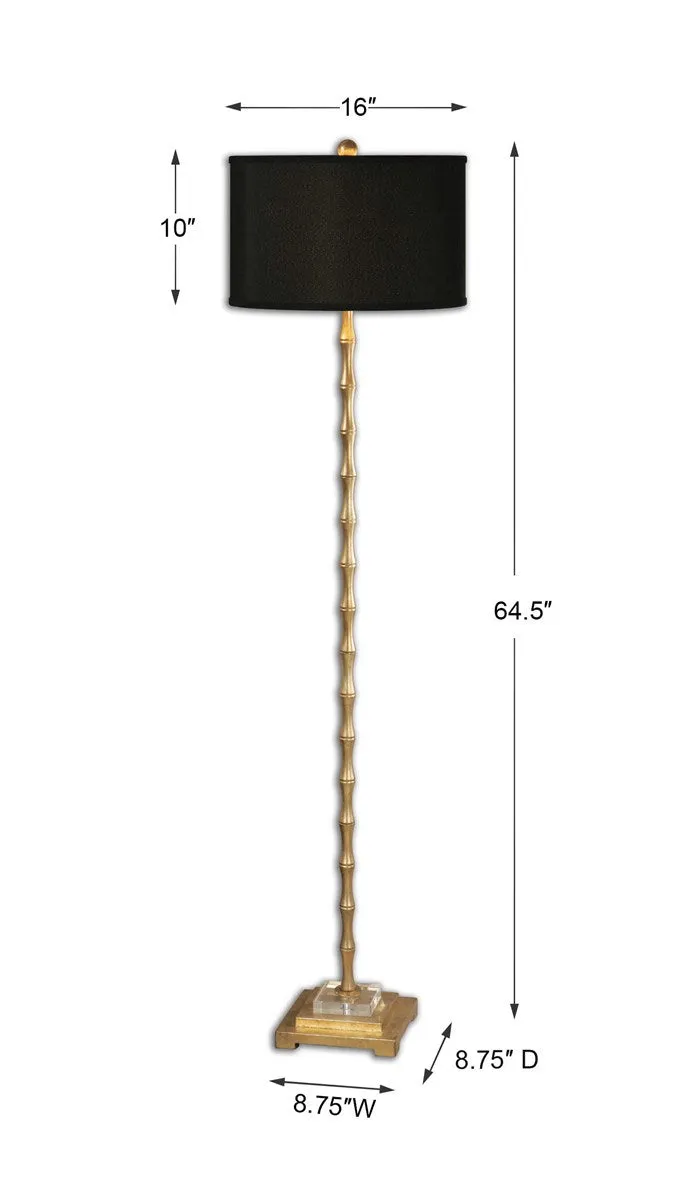 Quindici Metal Bamboo Floor Lamp