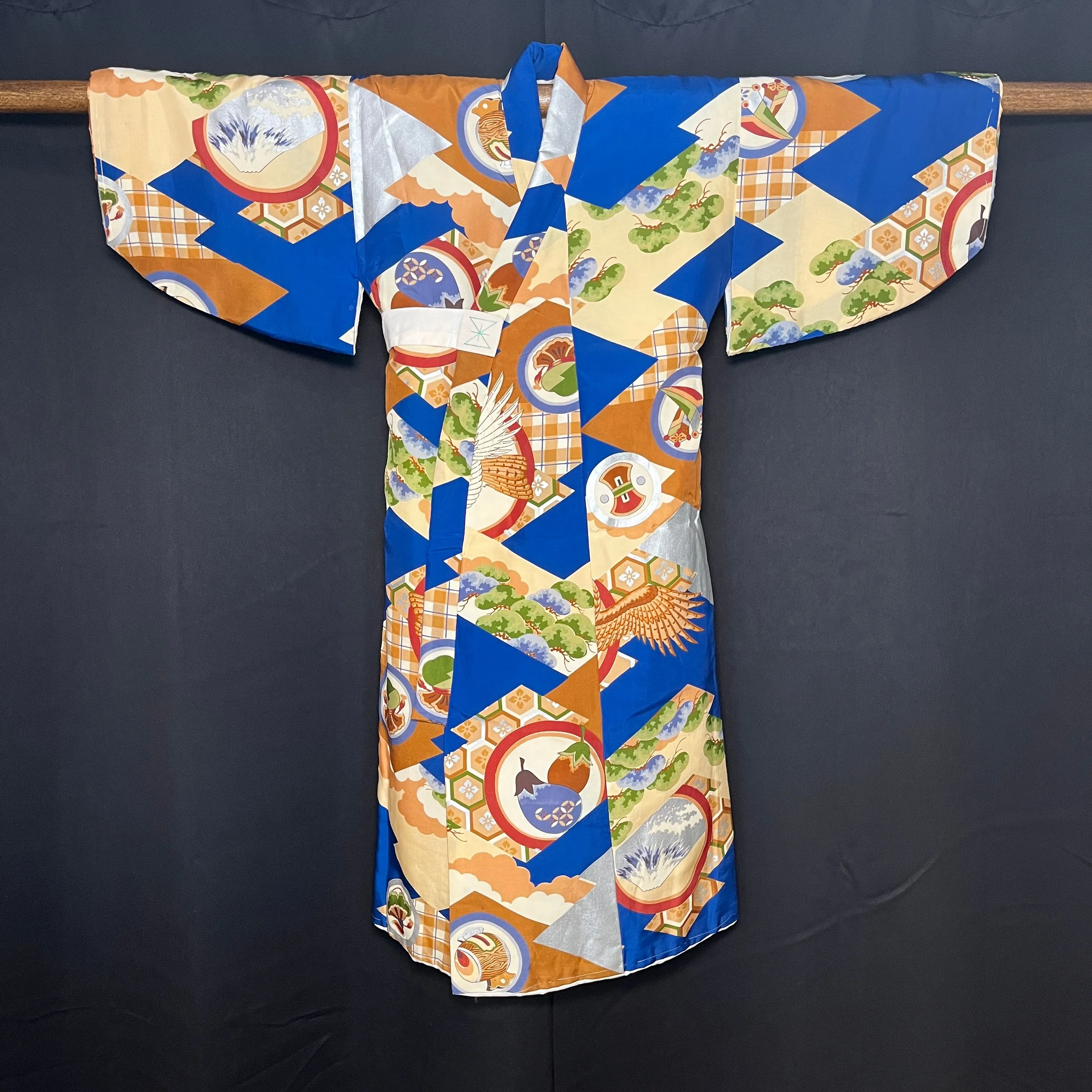 "Auspicious Charm" Vintage Boy's Kimono