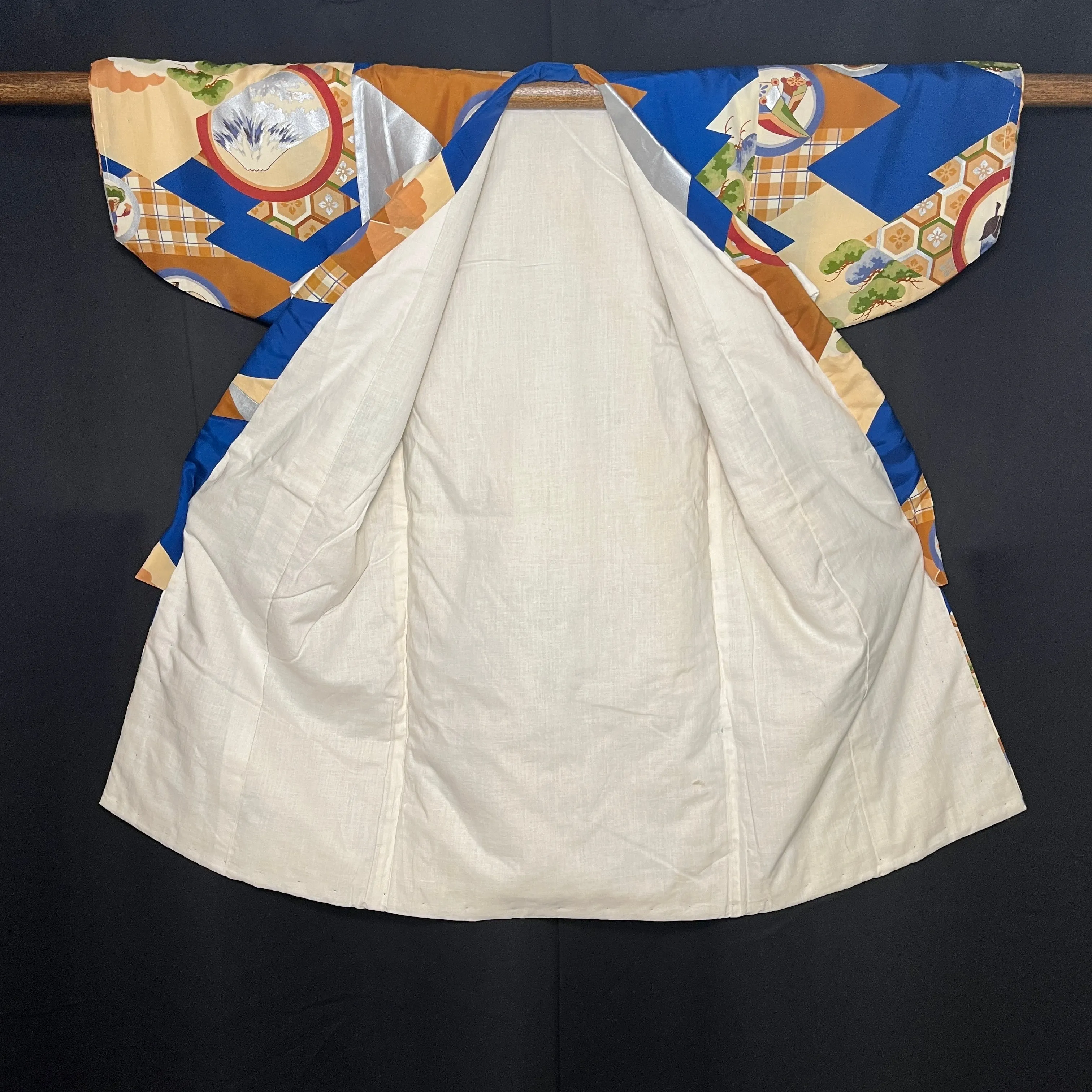 "Auspicious Charm" Vintage Boy's Kimono