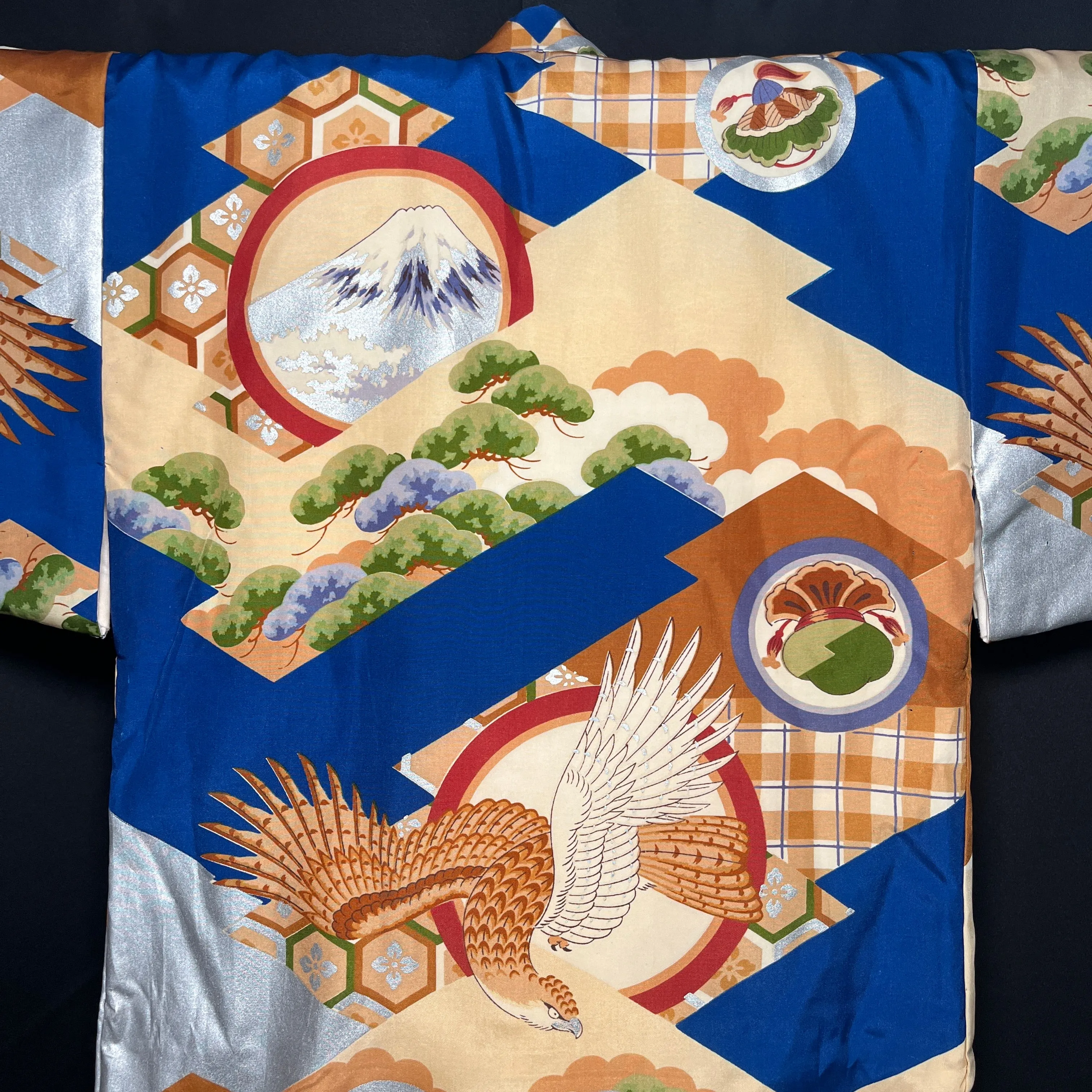 "Auspicious Charm" Vintage Boy's Kimono