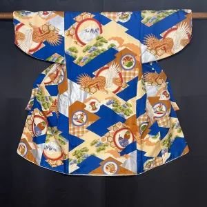 "Auspicious Charm" Vintage Boy's Kimono