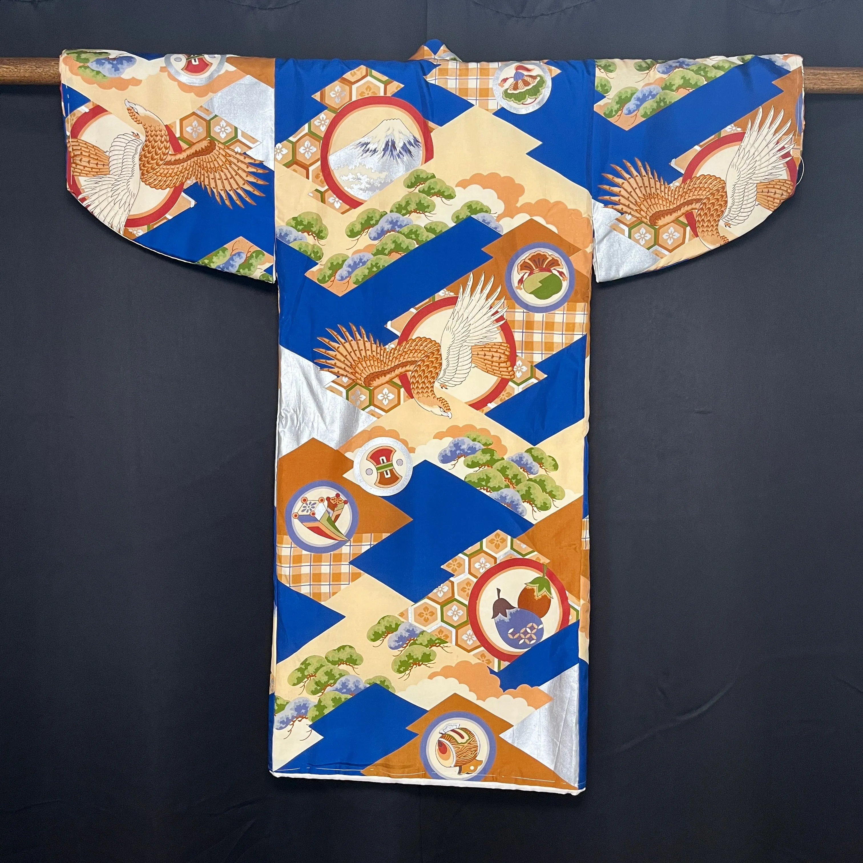 "Auspicious Charm" Vintage Boy's Kimono