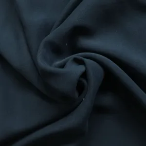 Sandwashed Viscose Twill - Midnight