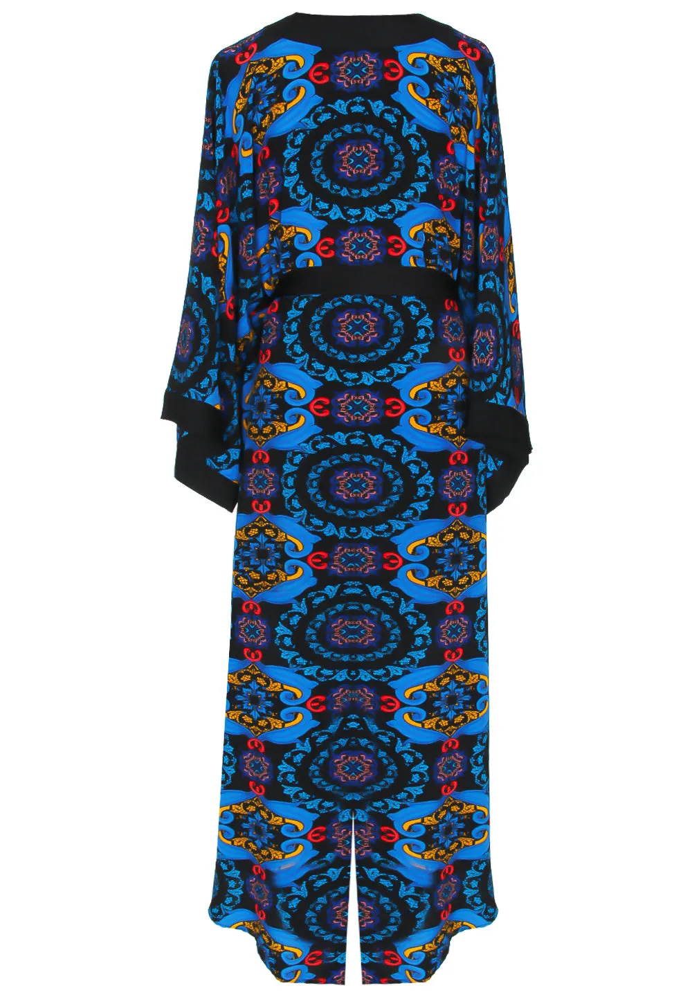 Siciliana - Giorgia Maxi Split Kaftan (Black)