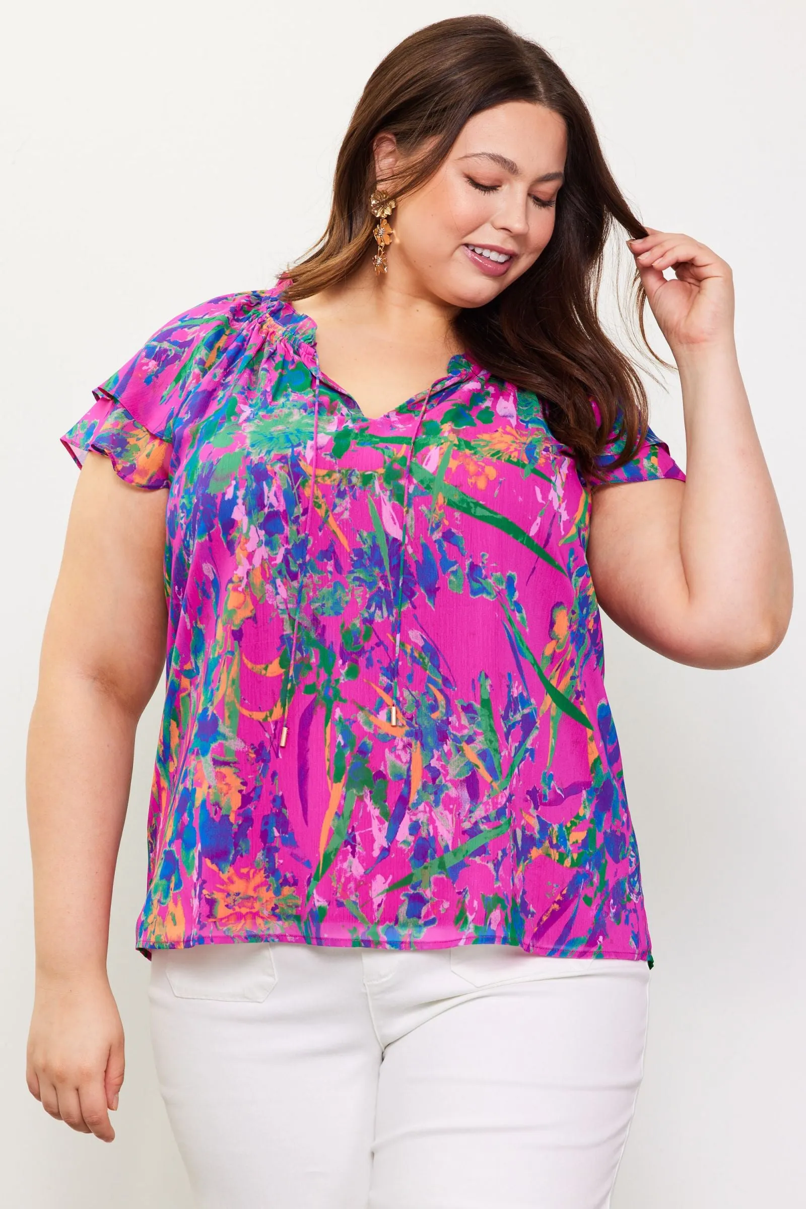 Summer Getaway Blouse *Curvy*